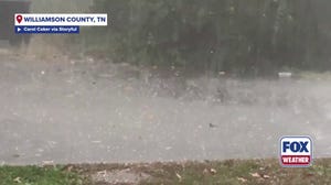 Watch: Hailstorm rattles middle Tennessee during severe weather