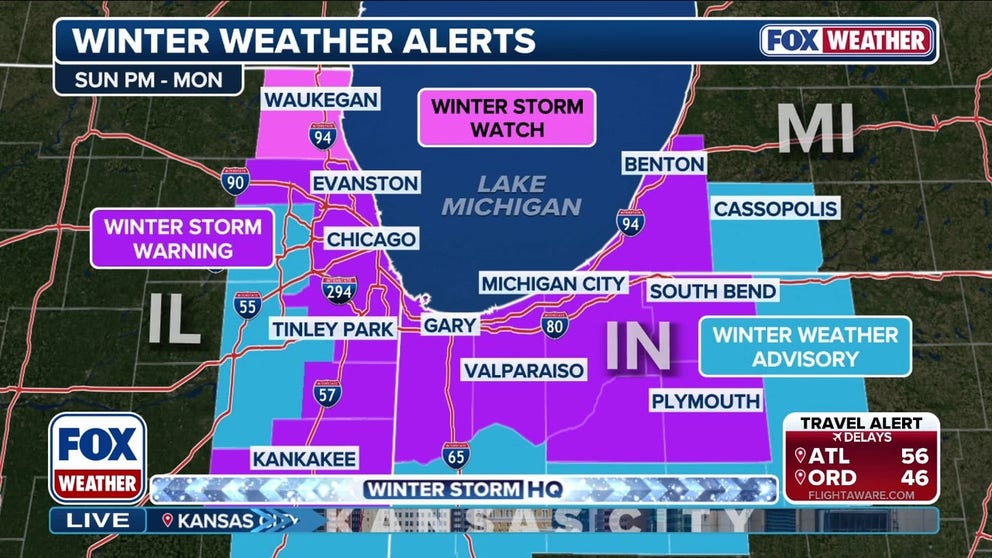 Winter Storm Warning issued for Chicago with up to 1 foot of snow ...