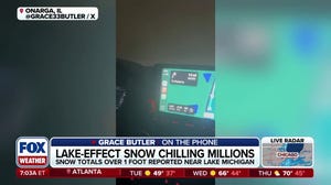 Lake-effect snow strands drivers on I-57 south of Chicago