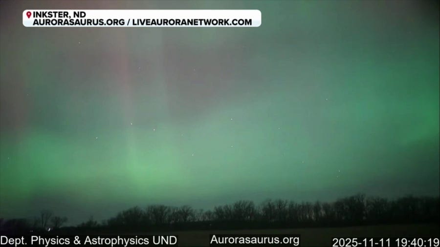 Northern Lights over Inkster, ND