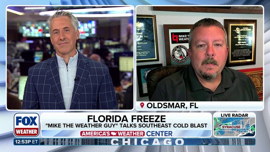 Winter weather conditions sweep across the U.S.