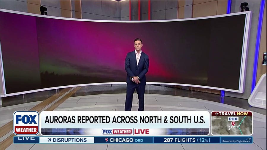 Northern lights dazzle across Lower 48 during G4 geomagnetic storm