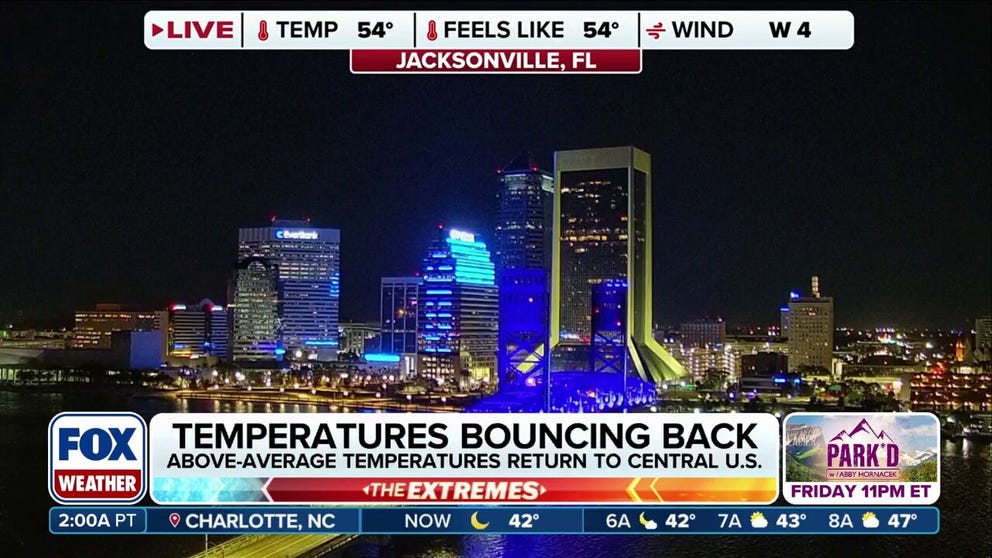 More than 165 million Americans will see above-average temperatures Thursday. The central U.S. and parts of the Southeast could see record high temps Friday, just a few days after some of the same locations were under freeze alerts.