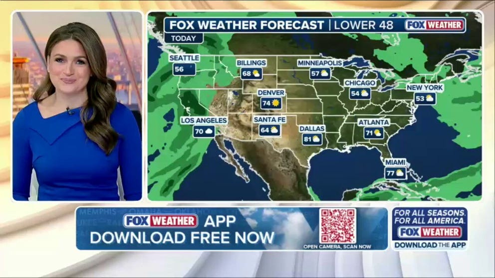WEATHER IN AMERICA: Lake-effect snow turning to rain in the Northeast, a powerful weather system on the West Coast and above average temperatures in the South. FOX Weather Meteorologist Britta Merwin has you covered with today's forecast.