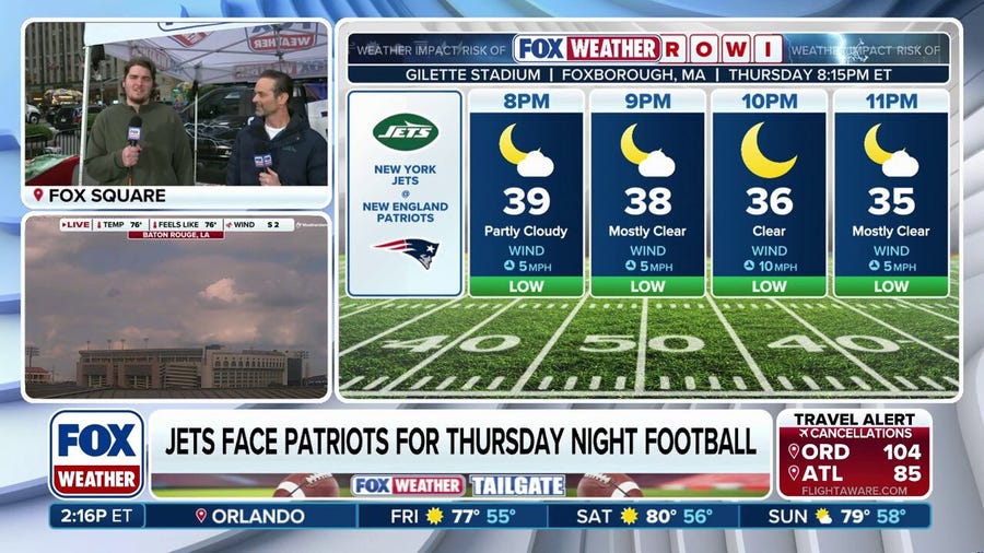 The FOX Weather Tailgate is back ahead of Week 11 in the NFL
