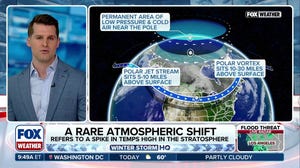 What is a sudden atmospheric warming event?