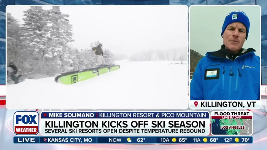 FIRST TRACKS ⛷️: Killington Resort kicked off ski season as slopes officially opened this week