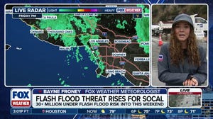 Flash Flood threat rises in Southern California as millions brace ahead of heavy rainfall