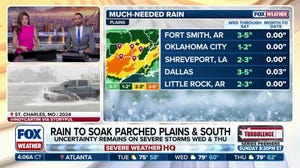 Rain set to drench parched southern Plains that could pose flood threat