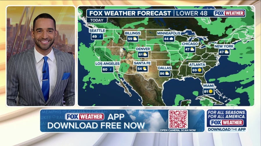 Weather in America: November 17, 2025