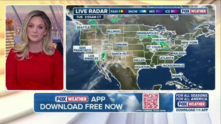 Weather in America: November 18, 2025