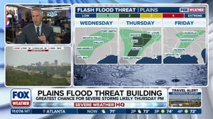 Flash flood, severe storms threat building for Plains mid-week