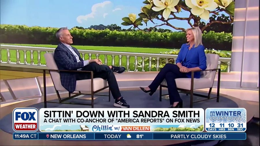 Chillin' With Van Dillen: America Reports Co-Anchor Sandra Smith chills with FOX Weather Meteorologist Bob Van Dillen