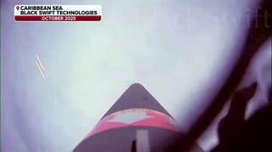 WATCH: Video captured from record-setting drone inside Tropical Storm Melissa