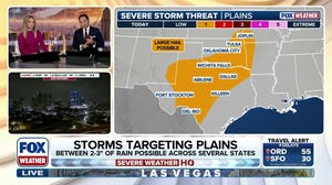 Powerful line of storms set to bring severe weather to Central and Southern Plains