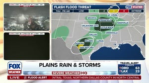 Rounds of storms bring flood threat across Dallas, Texas Hill Country