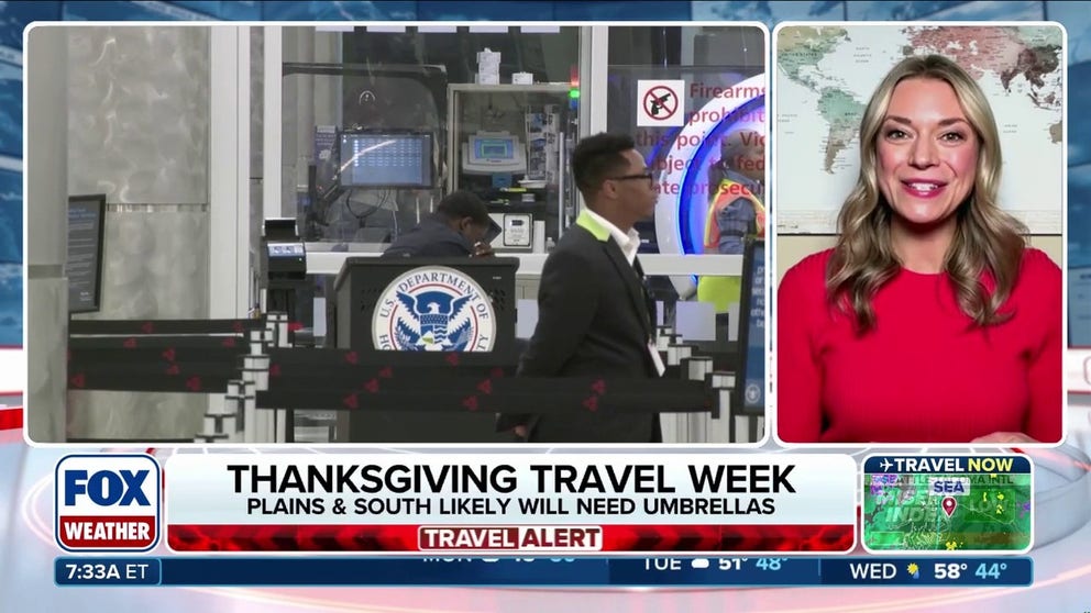 With a record number of travelers this holiday season, Travel Expert Jennifer Weatherhead joins FOX Weather to prepare you for the challenges and impacts you may face on the roads and in the sky this Thanksgiving.