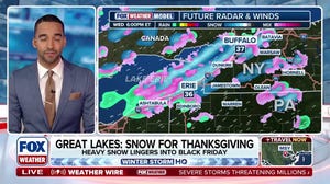 White Thanksgiving: Lake-effect snow sweep across Great Lakes Snowbelt