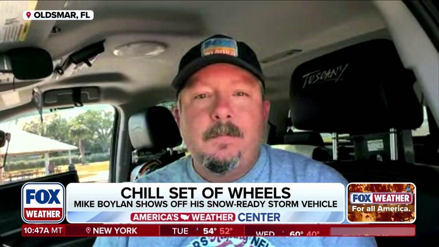 Mike Boylan from Mike's Weather Page Joins FOX Weather Meteorologist Bob Van Dillen to discuss his snow-ready storm vehicle 