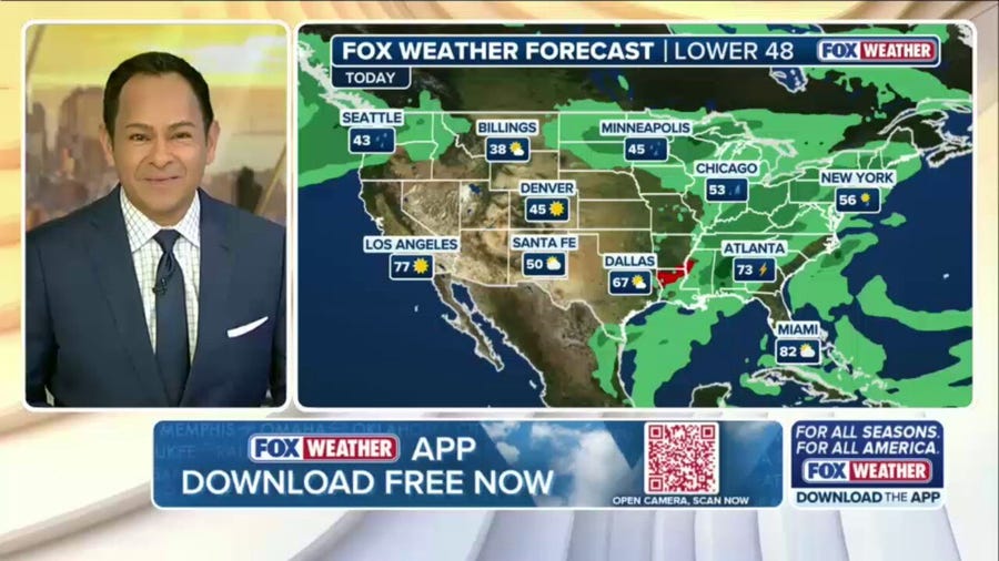 Weather in America: November 25, 2025