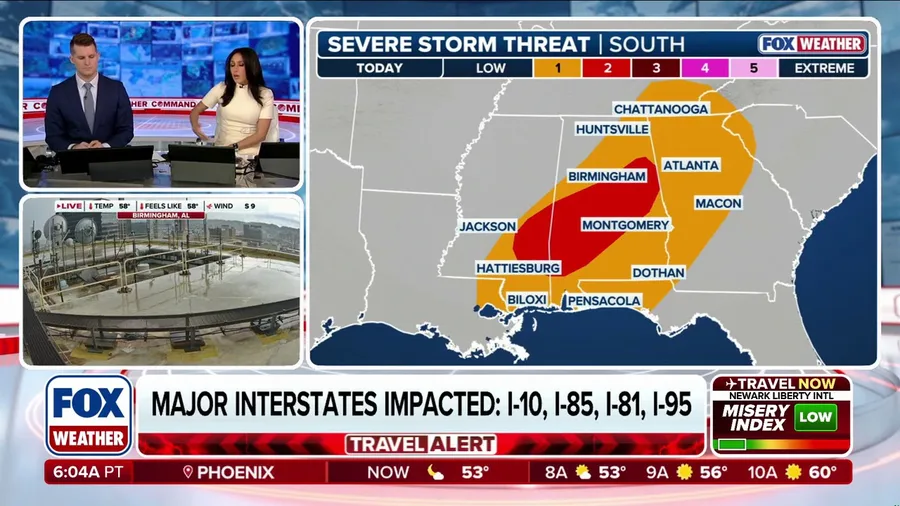 Travel nightmares ahead for holiday travelers in Atlanta, as severe storms sweep the area