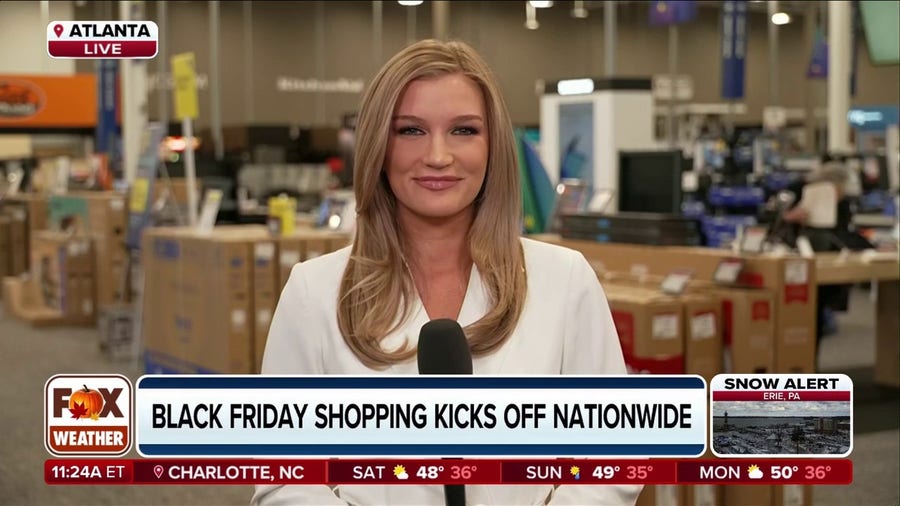 Chilly weather in store for millions doing Black Friday shopping