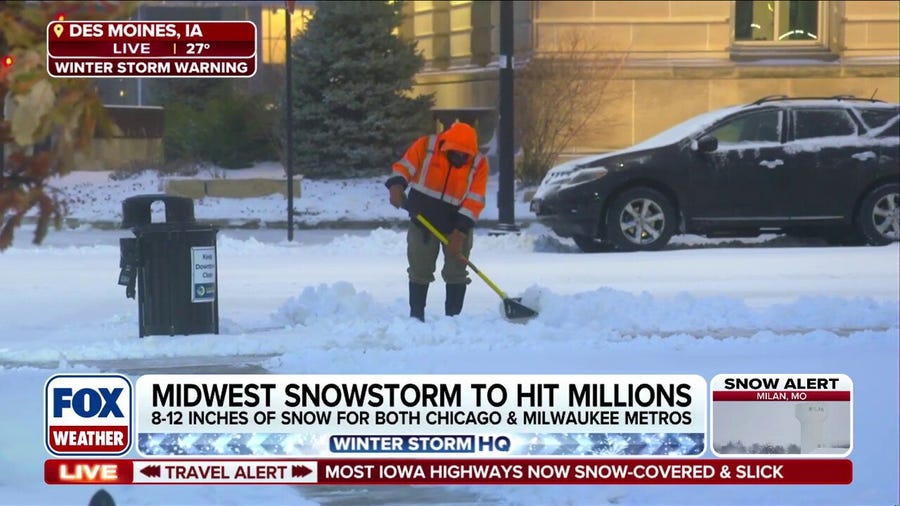 Des Moines hit with 3+ inches of snow as winter storm causes travel trouble