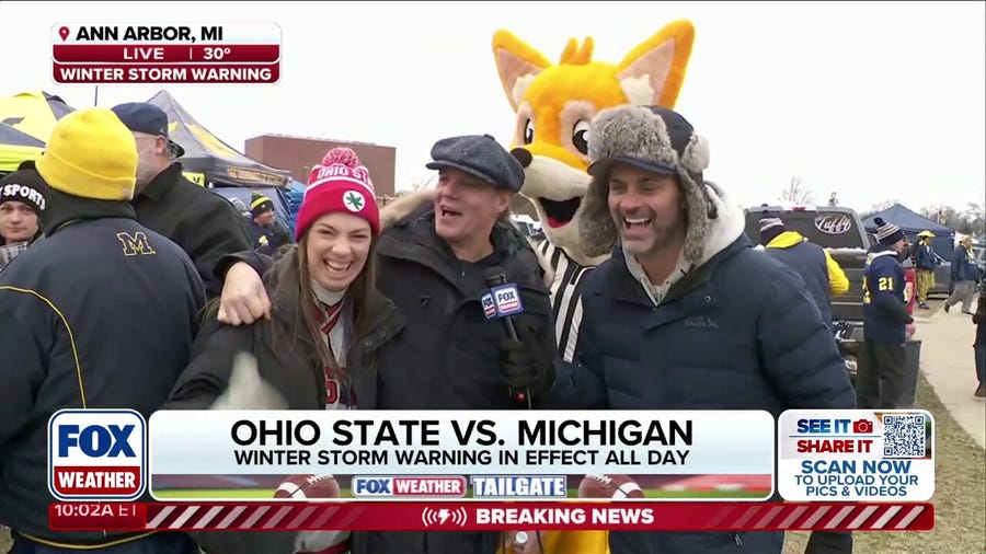 FOX Weather Tailgate 🏈: Ohio State Michigan game day with some familiar FOX faces