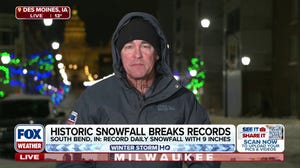 Record-breaking snowfall across the Midwest after major snowstorm over the weekend 