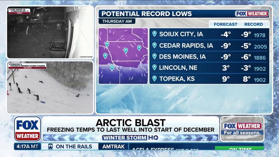 Today marks the coldest day of the arctic blast that will bring over 200 million Americans to reach below average temperatures for this time of year