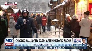 Chicago walloped by historic snow