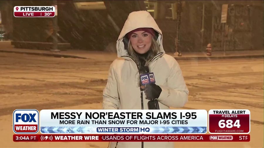 Pennsylvania prepares for first big snow of the season as powerful nor’easter approaches