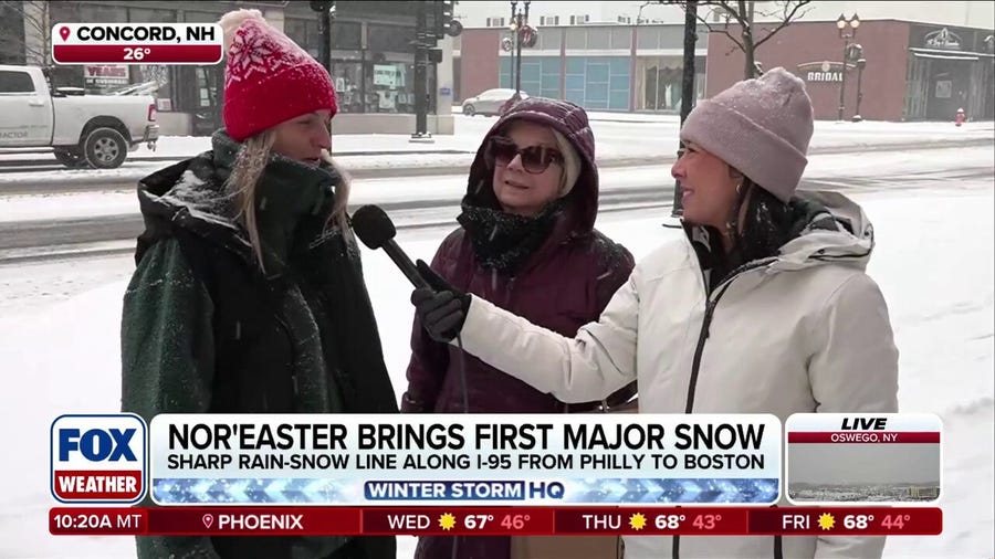 Nor'easter brings first significant snow to the Northeast U.S.