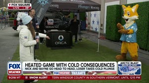 Cold plunge in FOX Square!