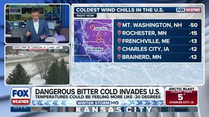 Dangerous bitter cold invades the U.S.