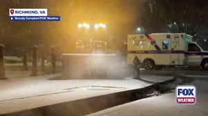 Richmond, Virginia sees first flakes of winter