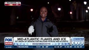 Mid-Atlantic snow barely hanging on as temperatures warm up this weekend