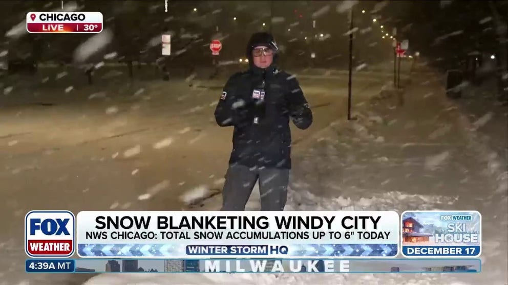 FOX気象特派員のロバート・レイが、高速で移動するバリカンの第1弾が最大6インチの雪をもたらす可能性があるため、シカゴからライブ最新情報を届けます。最新の天気クリップ