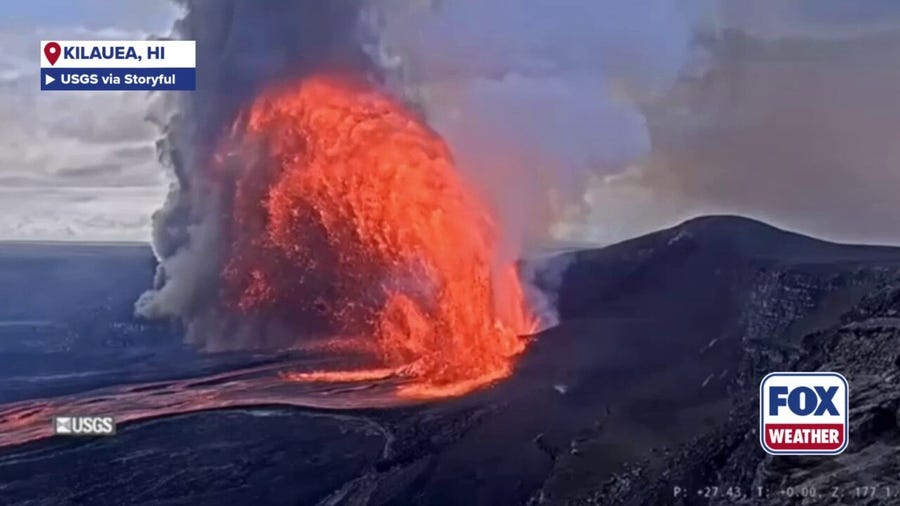Hawaii’s Kilauea Volcano Resumes Activity, Sends Fountain Of Lava Into The Air