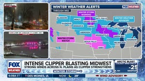 Intense clipper set to blast Midwest with mix of rain, snow and strong winds