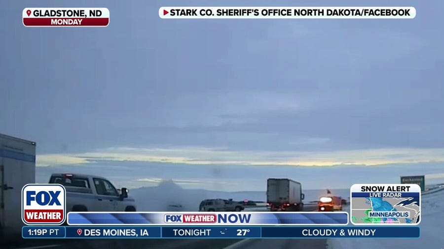 Snowstorms create dangerous driving conditions exemplified in chaotic North Dakota highway incident