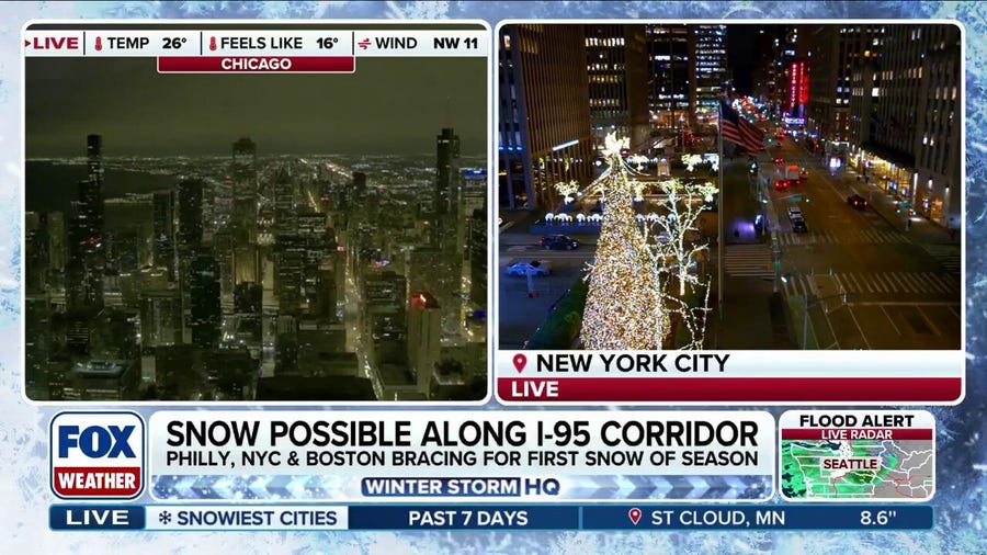 Polar vortex expected to issue cold air and snow to parts of the Northeast