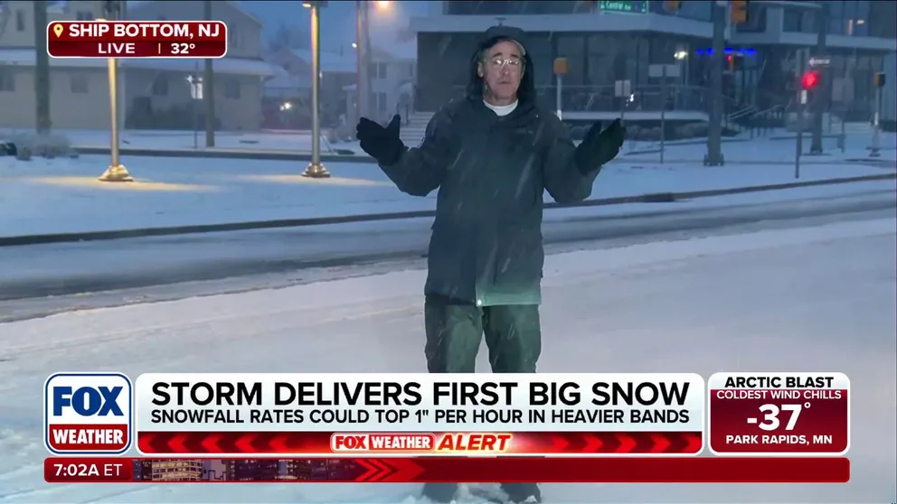 Snow plows are ready to clear the roads for drivers as several inches of snow are expected to fall in New Jersey on Sunday.