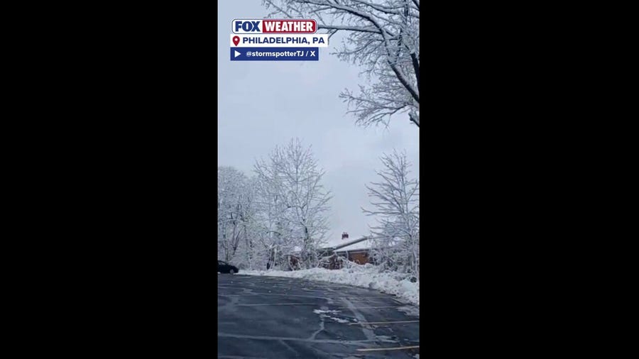 Philadelphia endured intense winter weather conditions this weekend