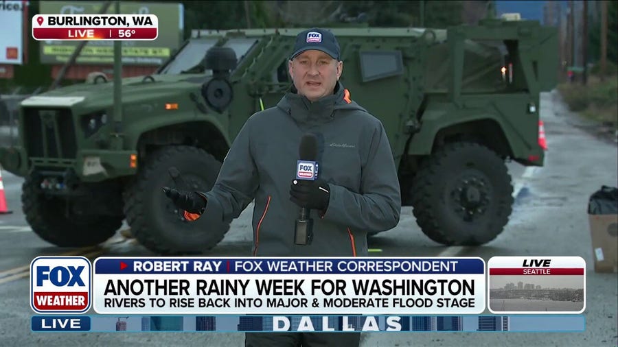 Pacific Northwest braces for more dangerous flooding, as another atmospheric river targets region