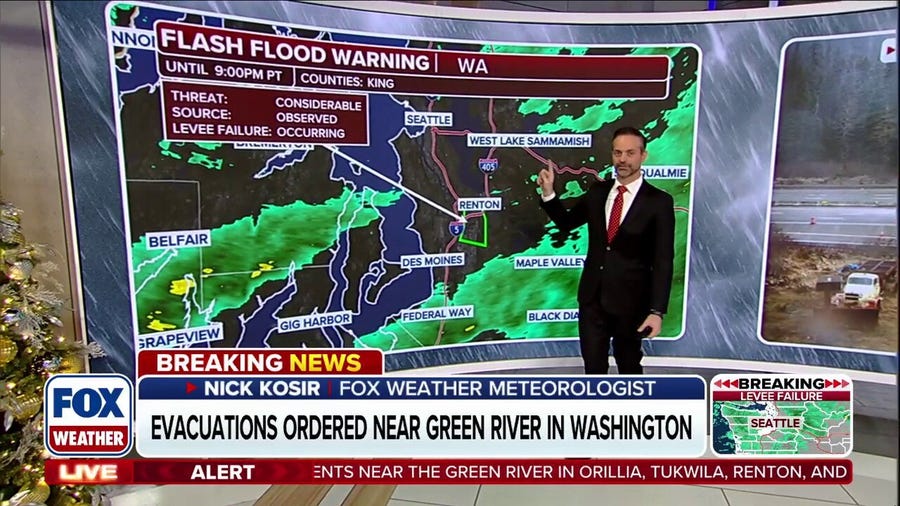 Evacuation orders issued in Washington