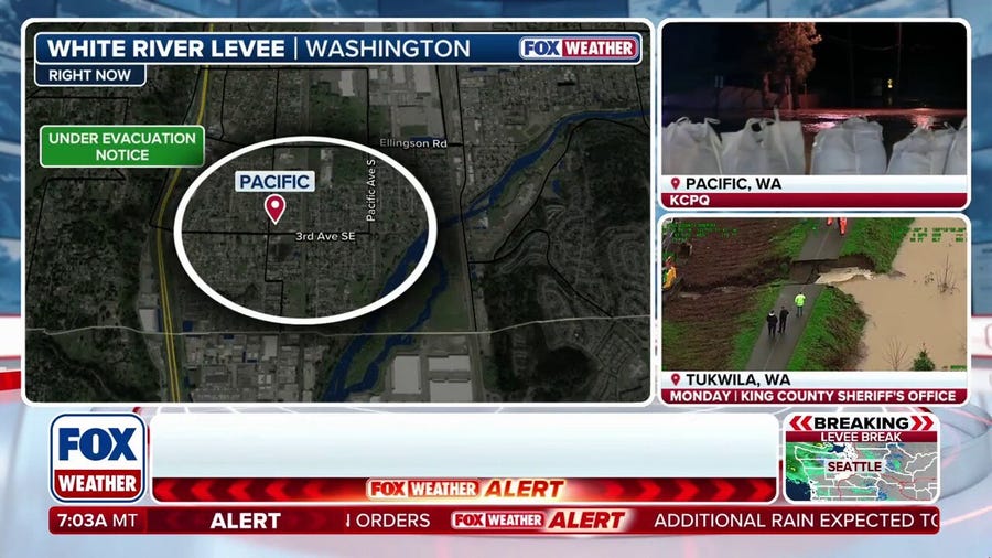 One person killed after drowning on flooded road amid historic inundation