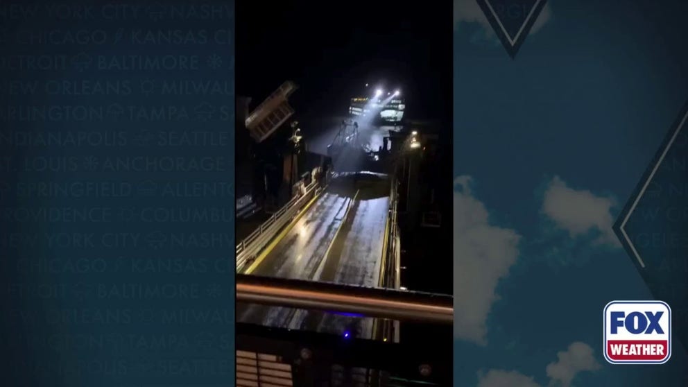 A crewless, unlit 'ghost boat' created a dangerous situation for Washington State Ferries workers on Thursday, Dec. 11, as the boat drifted through their terminal in Mukilteo. Check out the spooky moment:
