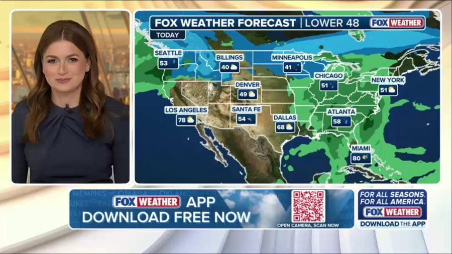 Weather in America: December 18, 2025