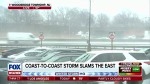 Coast-to-coast storm putting damper on holiday travel plans in Northeast